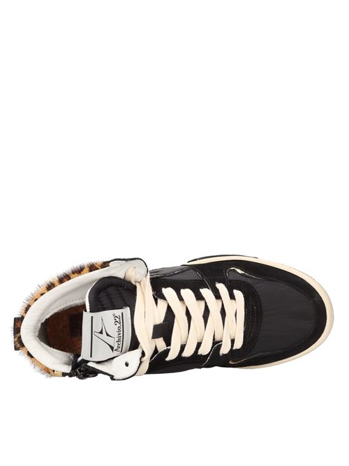 High sneakers in suede and fabric ARCHIVIO,22 | STEPONE MIDDLE 626NERO